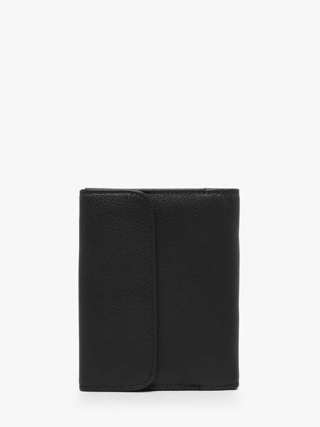 Wallet Leather Hexagona Black confort 467468R other view 3