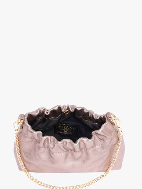 Sac Bandoulière Nine Cuir Milano Rose nine NI26062 vue secondaire 3