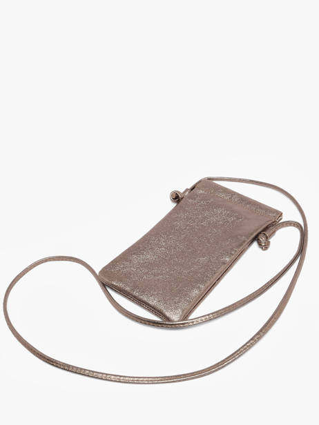 Sac Bandoulière Nine Cuir Milano Rose nine NI26061 vue secondaire 2