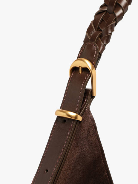 Large Suede Jess Hobo Bag Vanessa bruno Brown jess 29V40917 other view 3