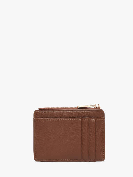 Wallet David jones Brown saffiano 3 other view 2
