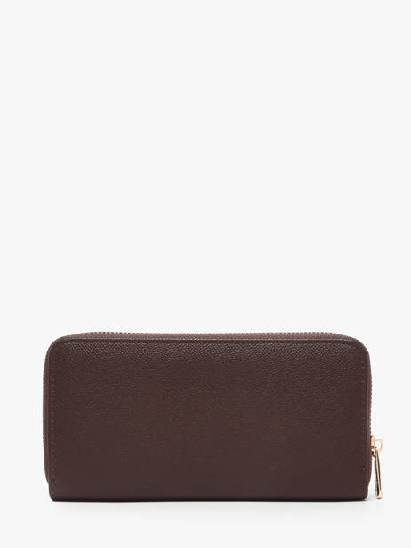 Wallet David jones Brown saffiano P160510B other view 2