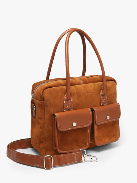 Sac Porté Main A4 La Suite Cuir Paul marius Marron la suite DANDYSUI vue secondaire 2