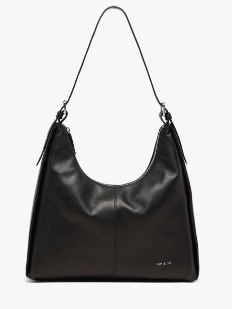 Supple Leather Tina Shoulder Bag Nat et nin Black vintage TINA
