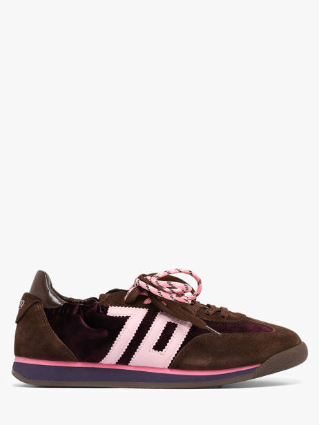 Sneakers Rocket In Leather Back 70 Brown women 73