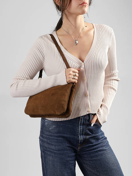 Sac Bandoulière Vintage Nat et nin Marron vintage BILLY vue secondaire 1