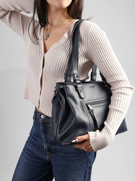 Shoulder Bag Gracieuse Hexagona Blue gracieuse 315292 other view 2