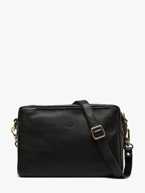Sac Bandoulière Vintage Cuir Mila louise Noir vintage 23673LC1 vue secondaire 3