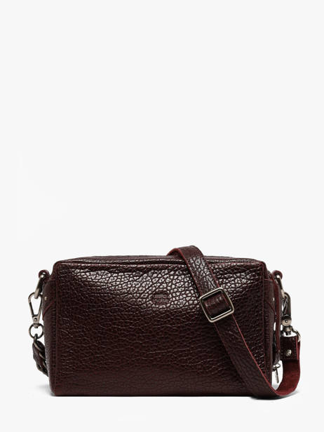 Sac Bandoulière Vintage Cuir Mila louise Rouge vintage 23673E1 vue secondaire 3