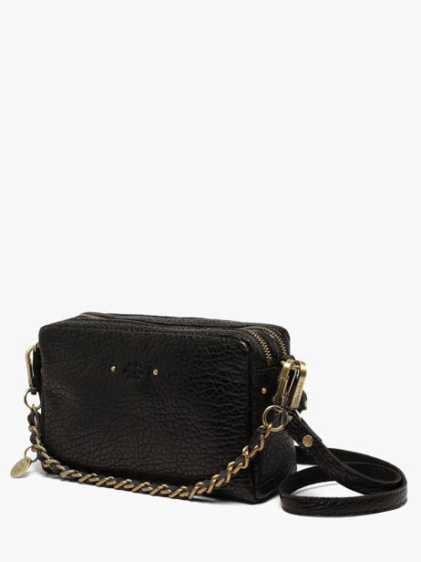 Sac Bandoulière Vintage Cuir Mila louise Noir vintage 23673XE1 vue secondaire 1