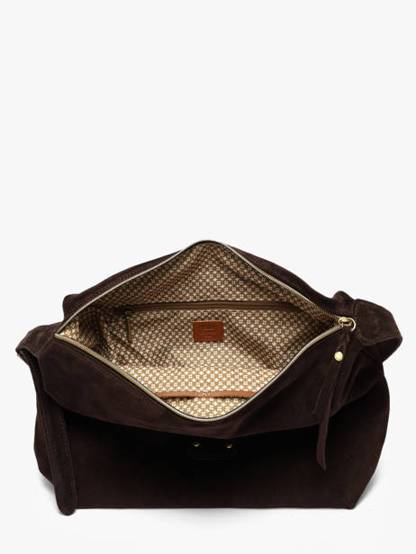 Sac Bandoulière Vintage Cuir Mila louise Marron vintage 23067V vue secondaire 2