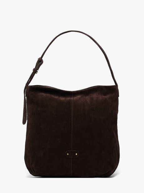 Sac Porté épaule Vintage Cuir Mila louise Marron vintage 23047V