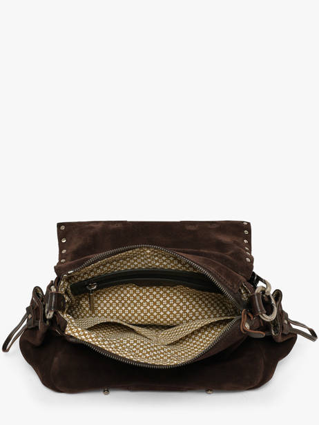 Sac Bandoulière Vintage Cuir Mila louise Marron vintage 3861DVCC vue secondaire 2