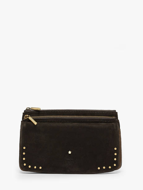 Portefeuille Cuir Mila louise Vert vintage 3881DVCC