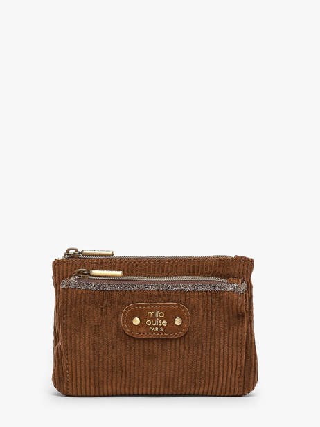 Porte-monnaie Mila louise Marron vfr2 23690FR2