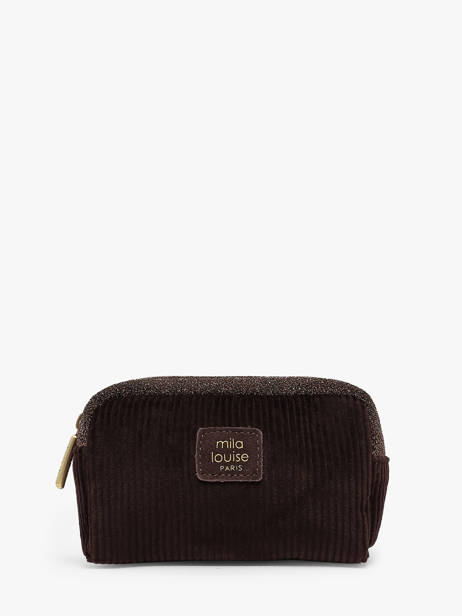Trousse Mila louise Marron vfr2 16069FR2