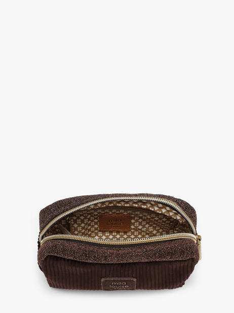 Trousse Mila louise Marron vfr2 16069FR2 vue secondaire 1