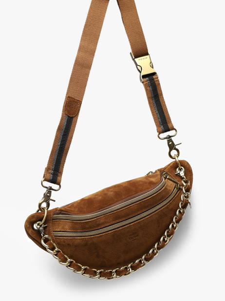 Sac Banane Petra Mila louise Marron vintage 23689V vue secondaire 1