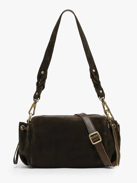 Sac Porté épaule Vintage Cuir Mila louise Vert vintage 33673VCC vue secondaire 3