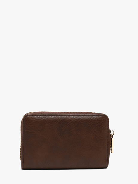 Portefeuille Lulu castagnette Marron zip EGO26053 vue secondaire 2