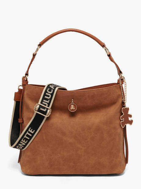 Sac Porté épaule Cadenas Lulu castagnette Orange cadenas BATISTE