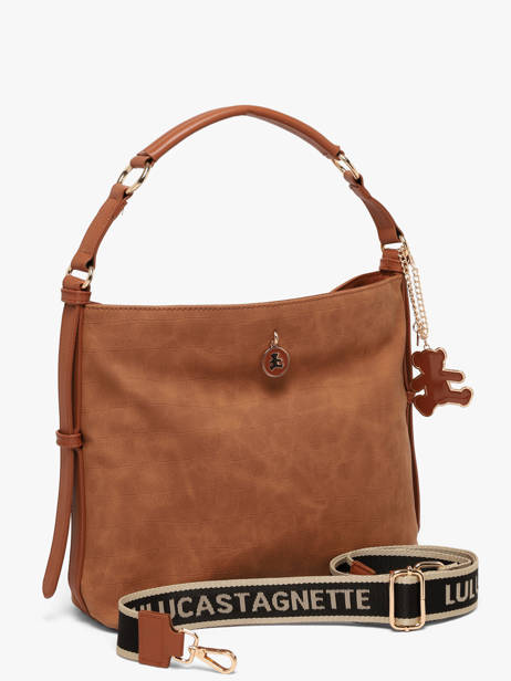 Sac Porté épaule Cadenas Lulu castagnette Orange cadenas BATISTE vue secondaire 1