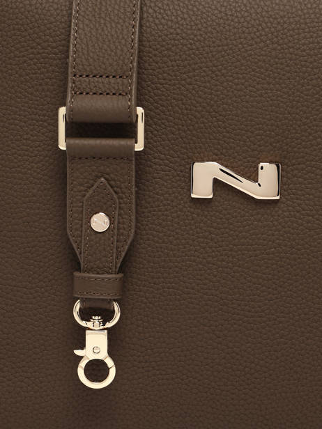 Leather Camelia Shoulder Bag Nathan baume Brown eden 5 other view 3