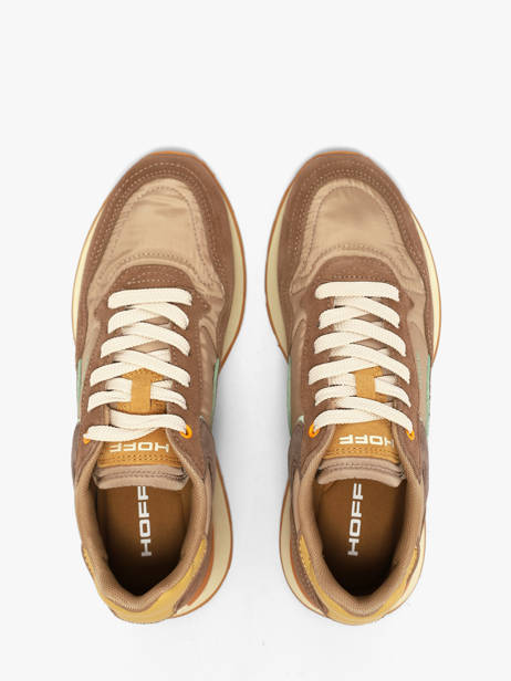 Sneakers In Leather Hoff Brown women 22602406 other view 3