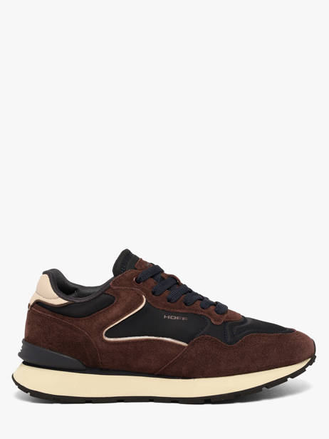 Sneakers In Leather Hoff Brown women 22602414
