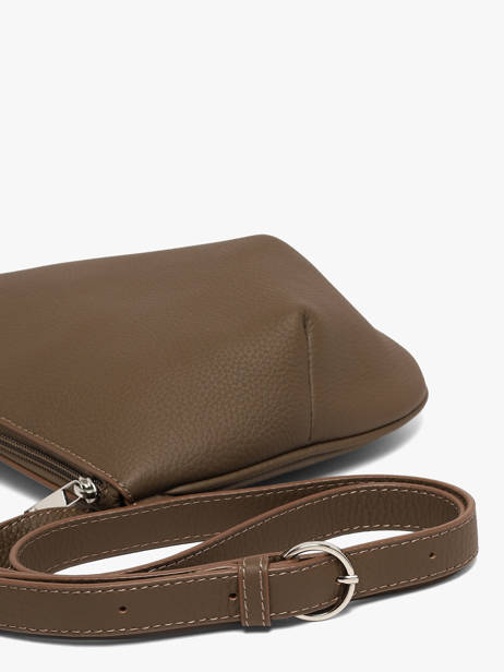 Sac Bandoulière Large City Perle Cuir Nathan baume Marron n city 1 vue secondaire 2