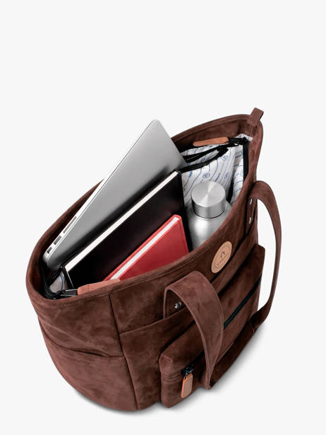 Tote Bag Medium Pro Cabaia Brown adventurer TOTEBAGM other view 2