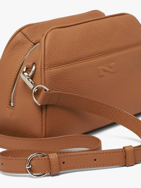 Leather Brenda Crossbody Bag Nathan baume Brown state 2 other view 3