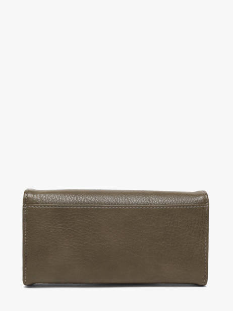 Wallet Lulu castagnette Green zip ORASIE other view 2