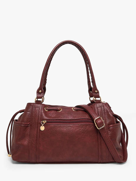 Shoulder Bag Bride Lulu castagnette Red bride ALEXANE other view 3
