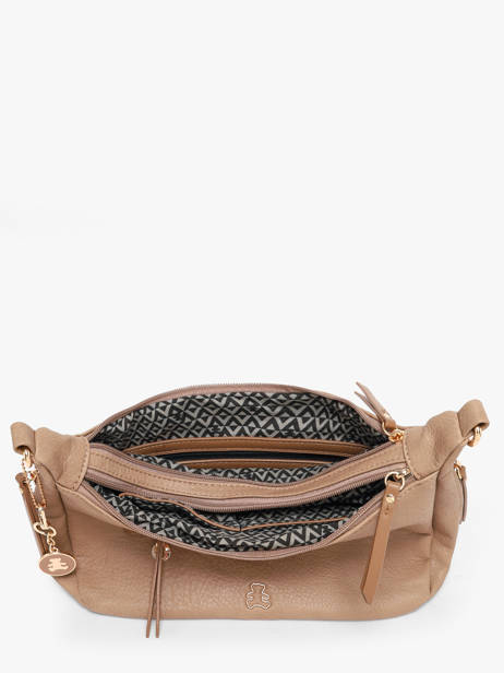 Shoulder Bag Zip Lulu castagnette Beige zip BARRY other view 2