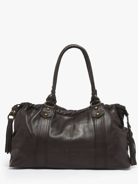 Shoulder Bag Cow Leather Basilic pepper Brown cow BCOW89