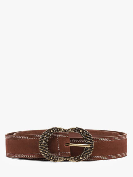 Leather Women's Belt Simone Pieces Brown simone 17156741