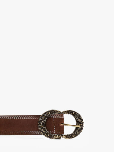 Leather Women's Belt Simone Pieces Brown simone 17156741 other view 2