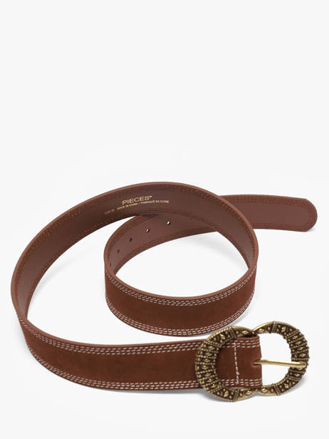 Leather Women's Belt Simone Pieces Brown simone 17156741 other view 3