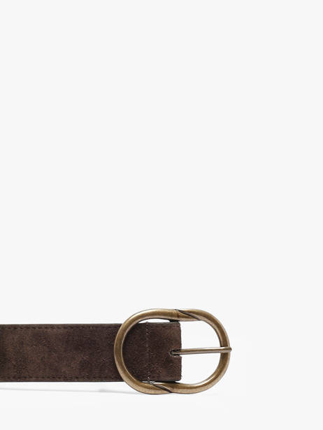 Leather Laura Women's Belt Pieces Brown laura 17112619 other view 2