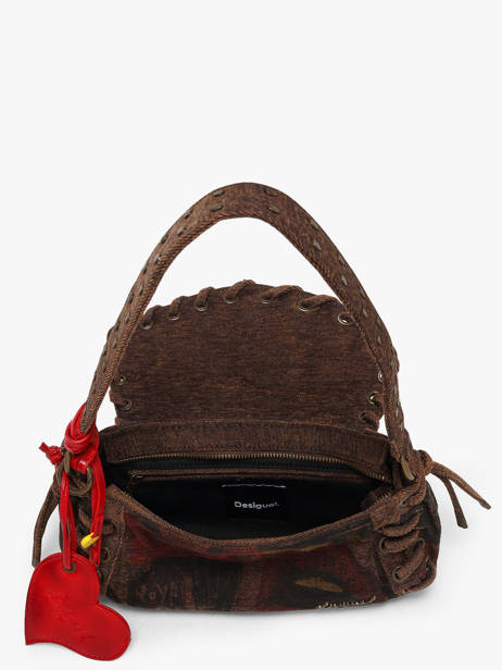 Sac Porté épaule Graffiatto Desigual Marron graffiatto 26WAXD14 vue secondaire 3