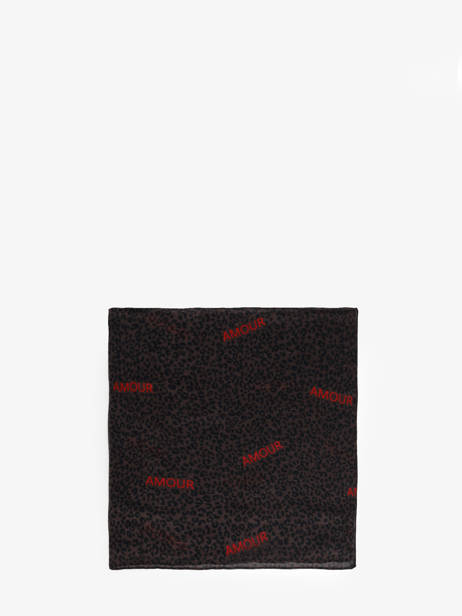 Scarf Sabri Leopard 90x90 Pieces Brown sabri 17164359