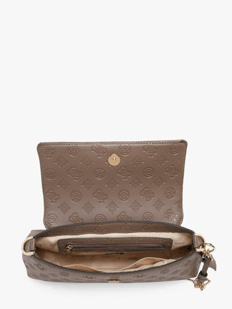 Sac Bandoulière Carmella Guess Beige carmella PD222520 vue secondaire 3