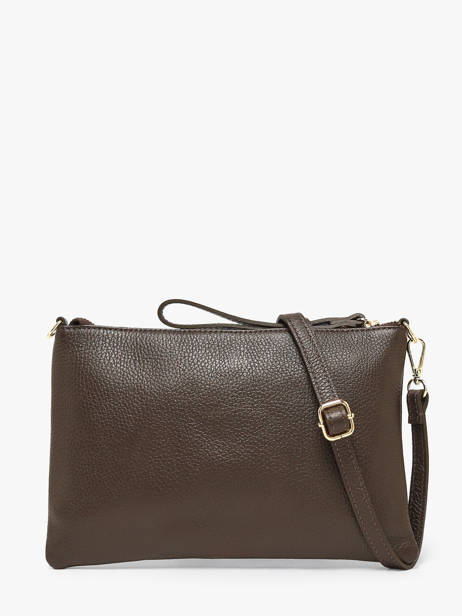 Sac Bandoulière Caviar Cuir Milano Marron caviar CA26064 vue secondaire 4