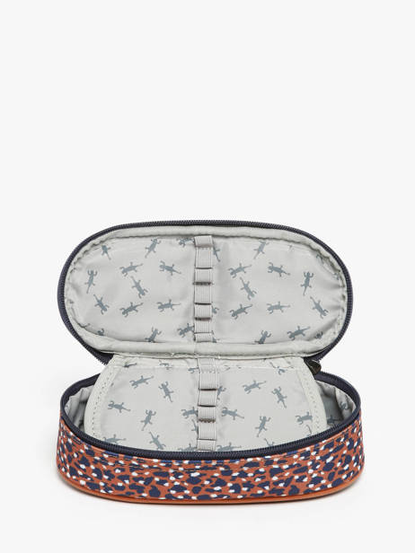 Trousse 1 Compartiment Cameleon Marron vintage fantasy PBVGPLUM vue secondaire 1
