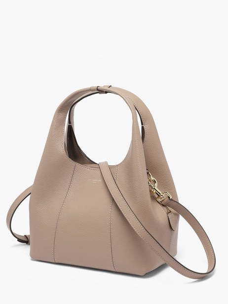 Small Leather Juliette Satchel Le tanneur Beige juliette TJET1000 other view 2