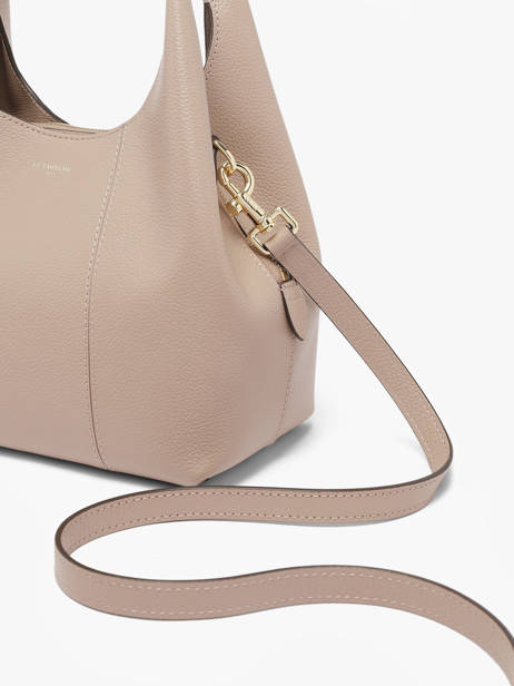 Small Leather Juliette Satchel Le tanneur Beige juliette TJET1000 other view 3
