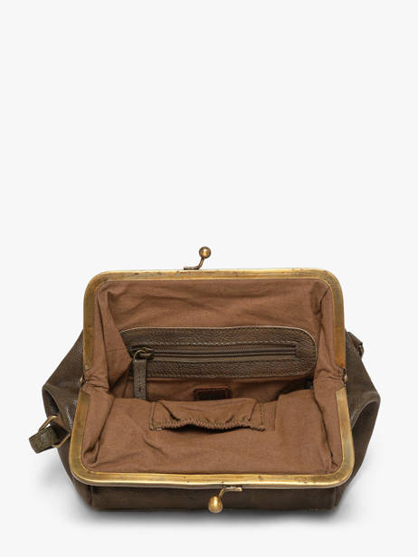 Cross Body Tas Heritage Leather Biba Green heritage BT22 other view 2