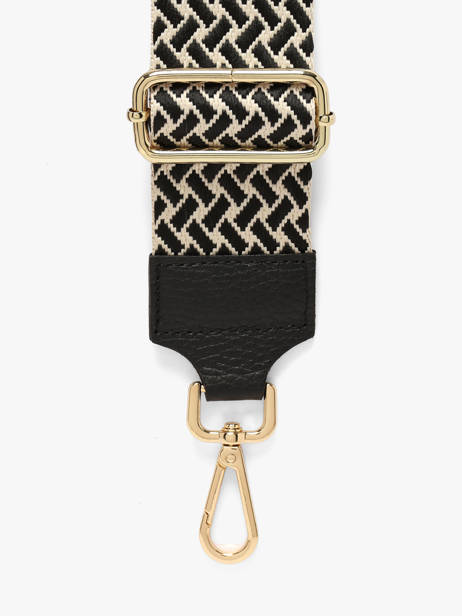 Shoulder Strap Milano Black caviar CA25ZZOB other view 1