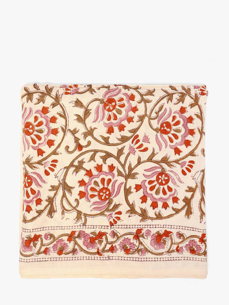 Scarf Alexane 50x50 Byzantine Red foulard ALE other view 1